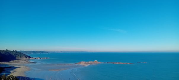 Martin Plage vue de la pointe du Roselier